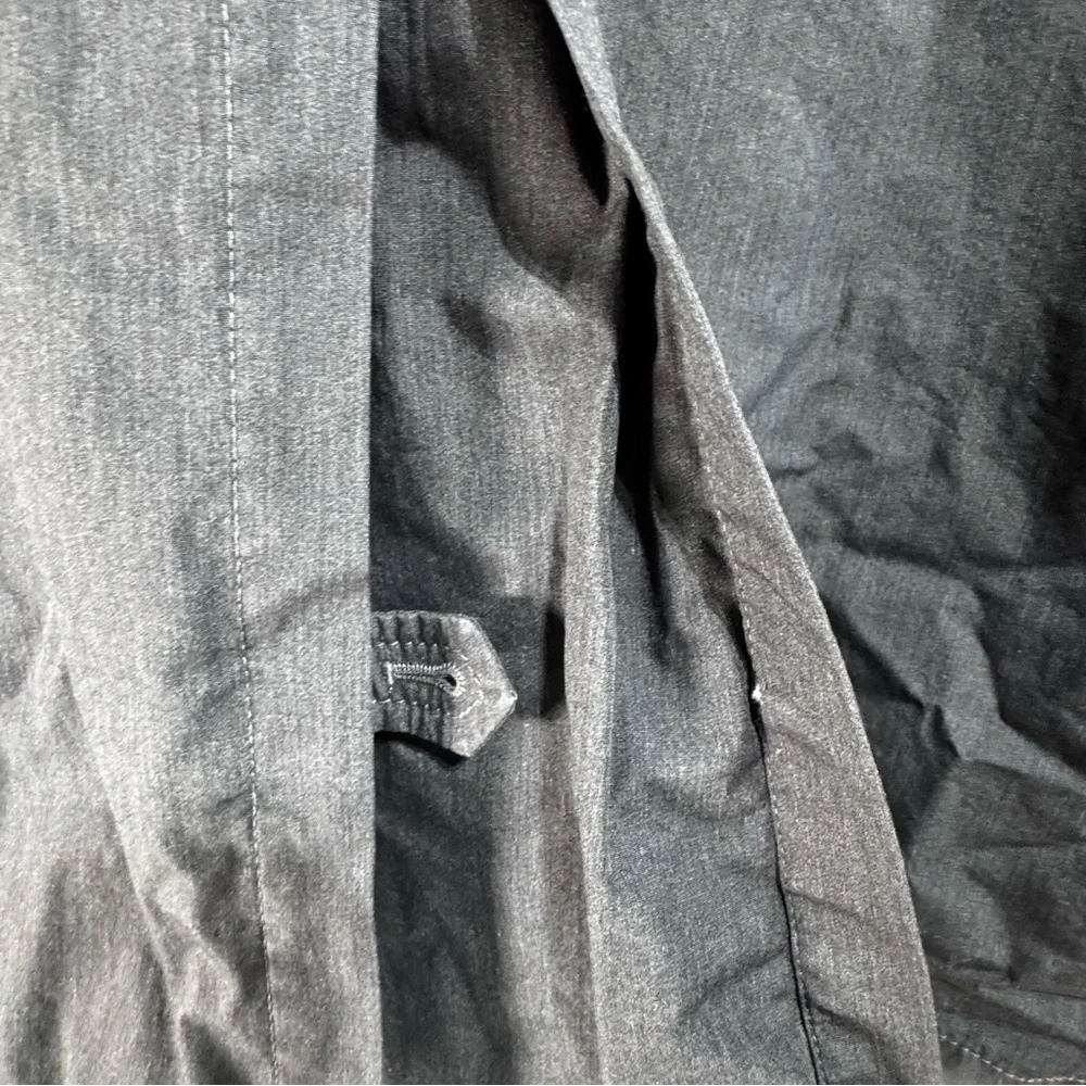 Banana Republic‎ Mad Men Collection Gray Trench Coat Water Resistant Gray Sz XL